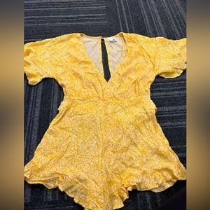 Sunshine Floral Romper